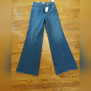 Good American Good Waist Palazzo Jeans size 8